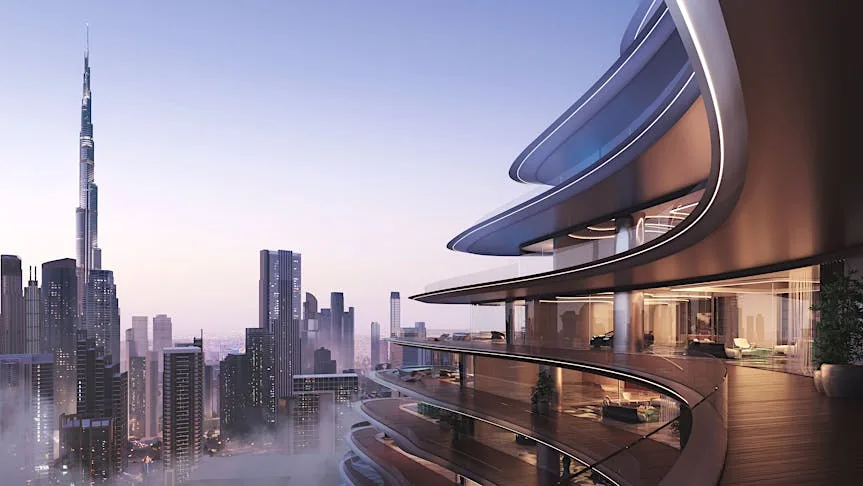 Dubai luxury real estate skyline