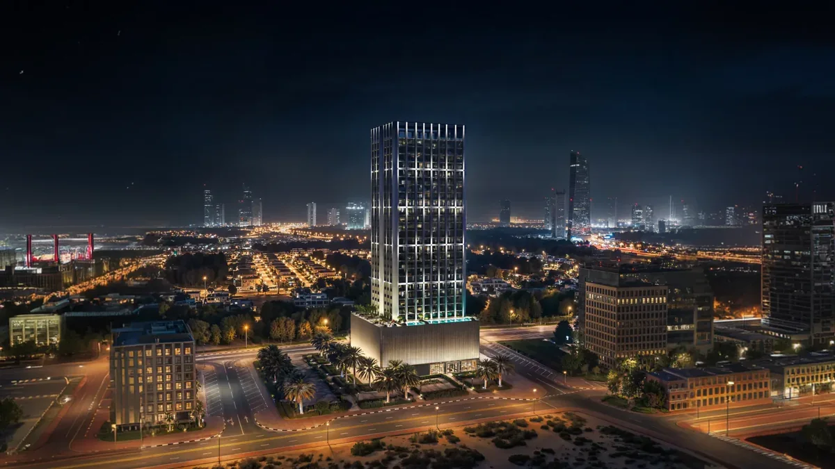 Binghatti Etherea em Jumeirah Village Circle, Dubai — empreendimento off-plan oficial no NahyMap